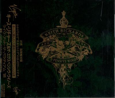 CD KEITH RICHARDS & THE X-PENSIVE WINO - Live At The Hollywood Palladium VJCP28093 Virgin 1991 Japan Rock Used
