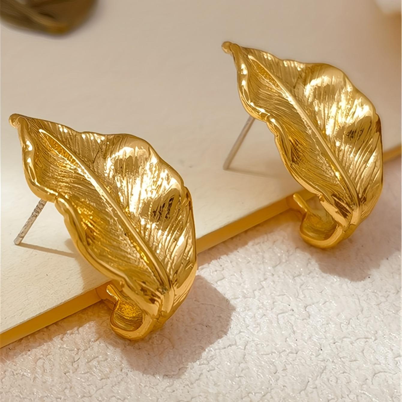 

Креативные серьги в форме листьев, элегантные серьги в стиле ретро для вечеринок для женщин и девушек