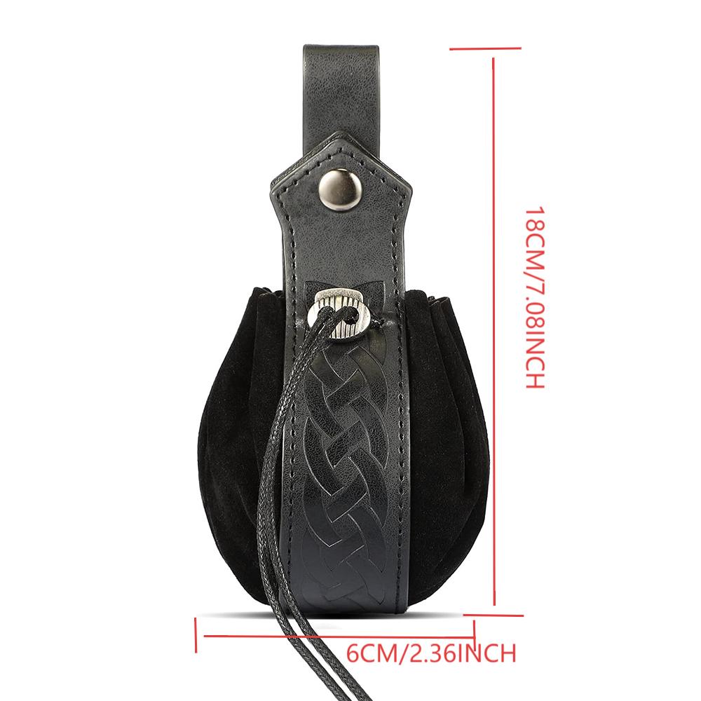 Halloween Renaissance Belt Pouch Coin Purse Phone Holder Skirt Hikes Medieval Viking Pirate Leather Belt Costume Sets