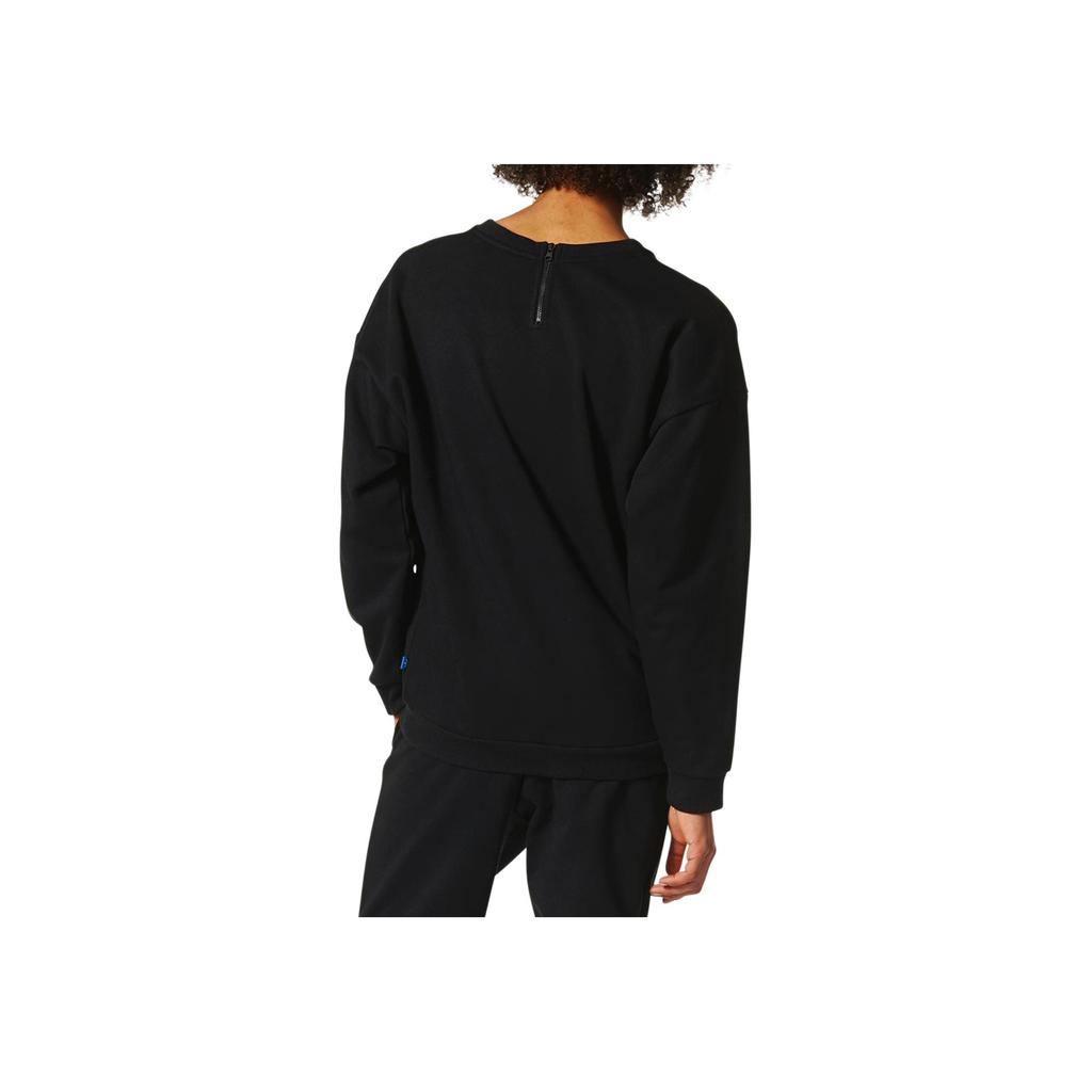 adidas Originals Moda Versatile Sportivo Casual Girocollo Felpa Donna Felpa Nera BS0738