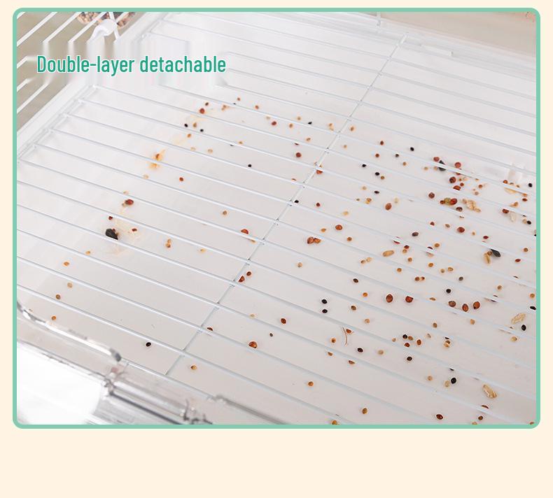 ClearView Zier Vogelkäfig für Finken und Wellensittiche - Großes Villen Design