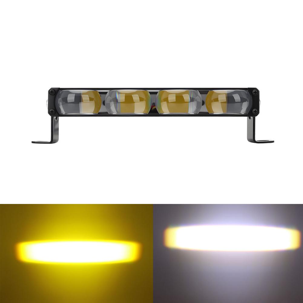 9-36V LED Light Bar 1/2/3/4/5 Lens Car LED External DRL Driving Light Front Grille Spotlight Super Bright Auxiliary Headlight