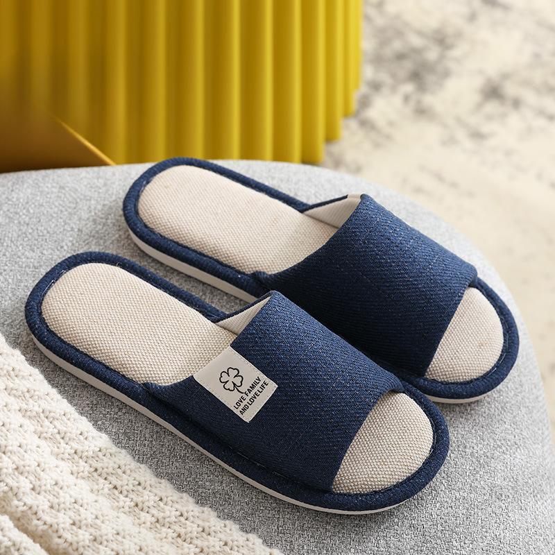 

Новые комнатные туфли и тапочки для дома - противоскользящие Fits 43-44 темно-синий