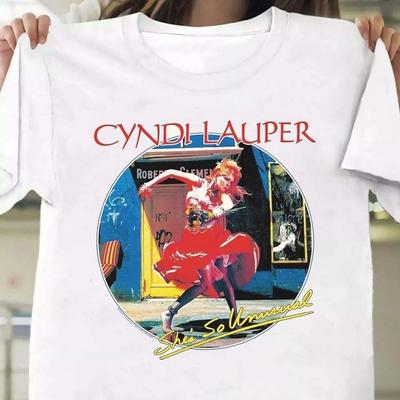 Cyndi Lauper Girl Just Wanna Have Fun Abschiedstour 2025 Größe S-3XL Unisex T-Shirt