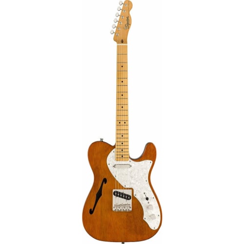 Squier by Fender Classic Vibe 60s Telecaster? Thinline, Natural, with Soft Case