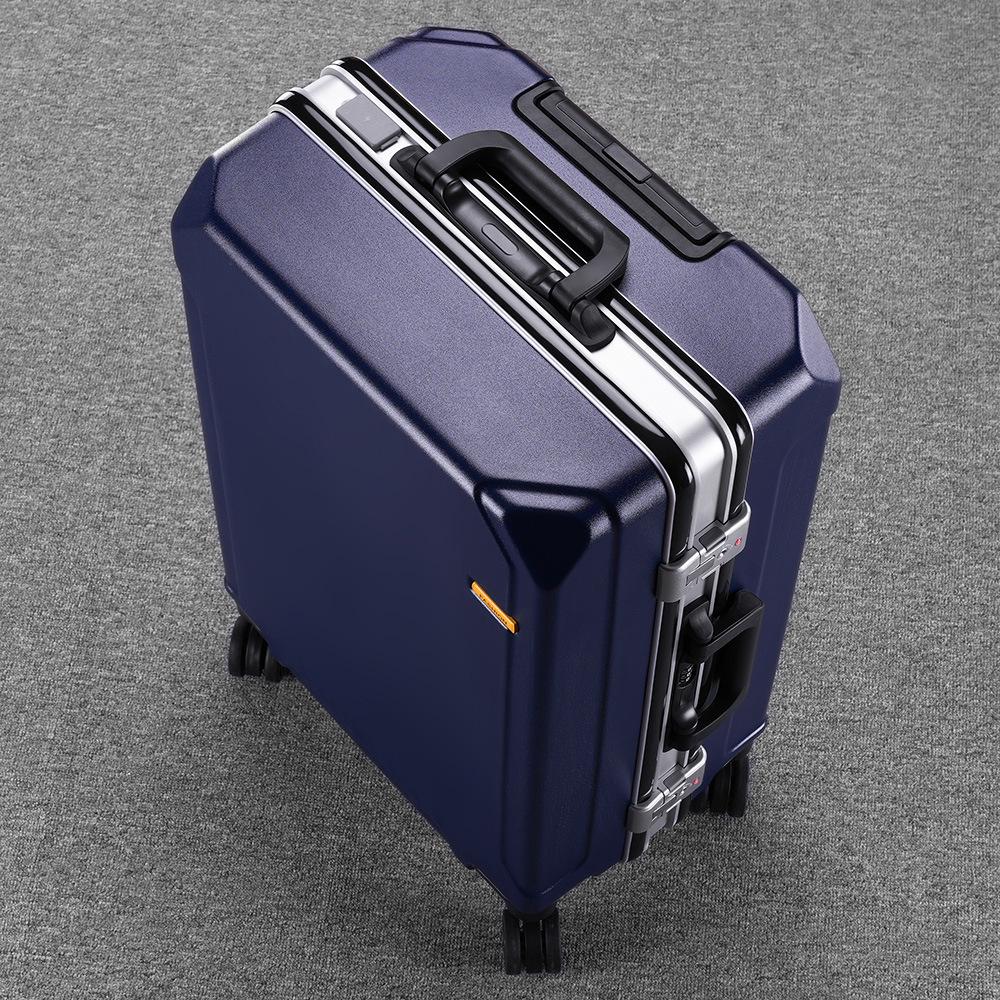 2025 Durable 20" Carry-on Aluminum Suitcase with Universal Wheels for Men and Women