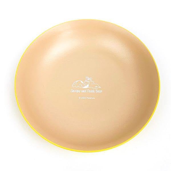 

Marimo Craft Snoopy Teddy Bear Deep x & Plate, Large, Yellow, 23.1 H4.5cm, SPIK-060