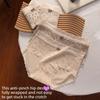 Ladies Spring and Autumn New Lace Cotton 10A Bacteriostatic Extended Crotch Mid Waist Triangle Briefs