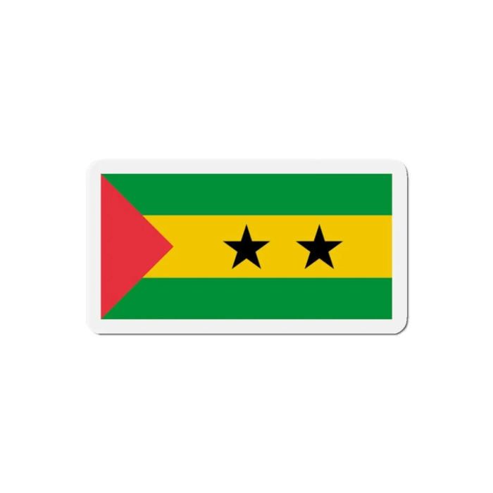 Aimant Drapeau Sao Tomé-et-Principe - 6 cm - 50 pièces
