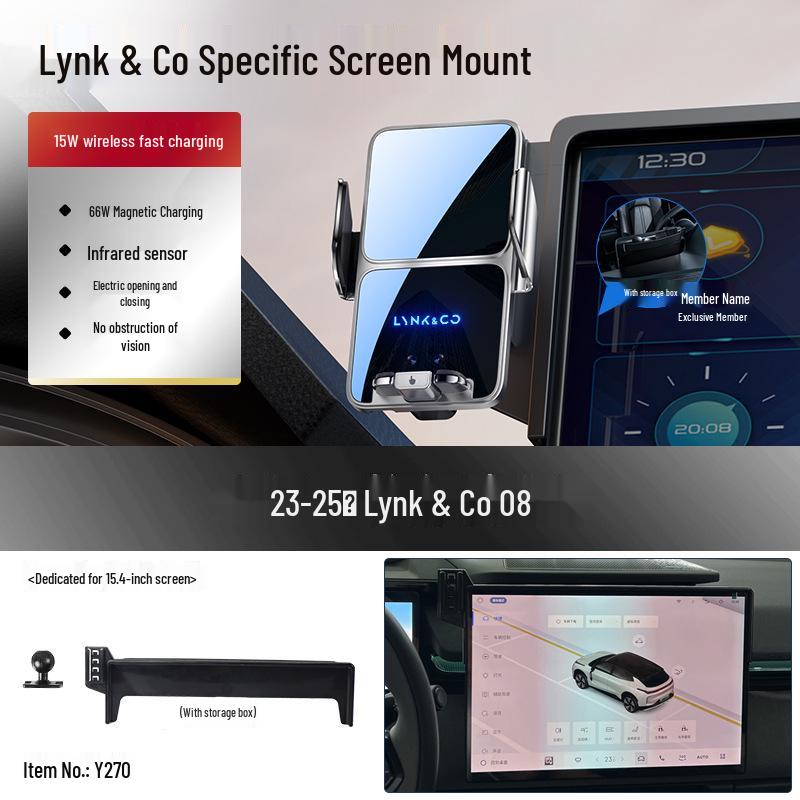 

2026 Lynk & Co 03+08 06 07 09 Car Phone Holder Z10 Accessories.