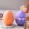 Bloemvormige Eieren Siliconen Kaarsvormen Hittebestendig voor Hars Gieten Kaars Zeep Chocolade Paasdecoratie Maken