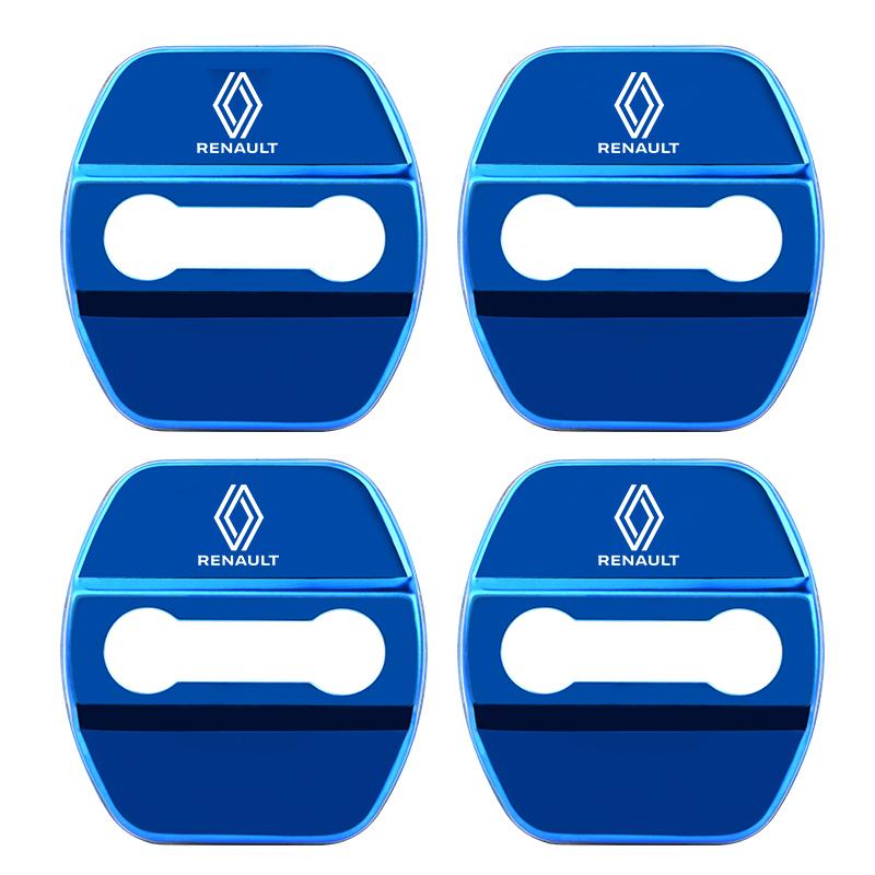 For Renault 2026 New Hub Caps Car Styling Door Lock Cover Emblems Case For Renault koleos duster megane 2 logan clio Kadjar Car