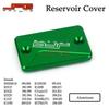 Aluminum Brake Master Cylinder Cover for KLX125 KDX250 - Decorative and Protective Motorcycle Accessory