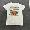 Volkswagen T-Shirt Herren Größe S Weißes Kaninchen Extreme Racing Grafik Kurzarm