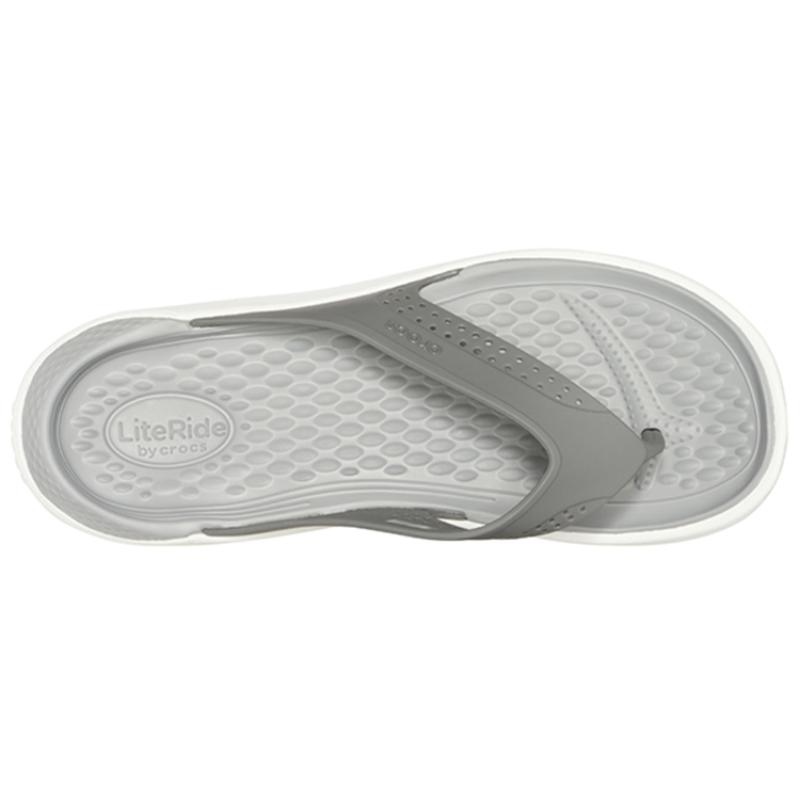 Crocs LiteRide Beach Flip-Flops Grey