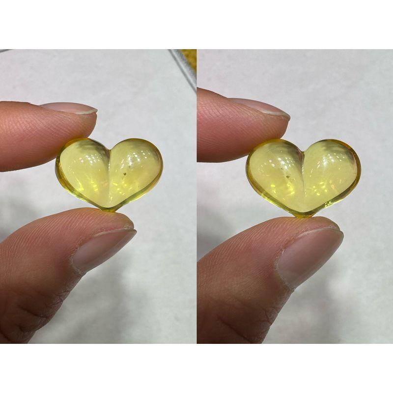 

Shangxin Natural Beeswax Heart Fart Peach Lovely Heart-Shaped Exquisite DIY Xiaoke Matching Bracelet Carrying Strap Fart peach Heart 21.9*15.4*10.1mm with ore spots