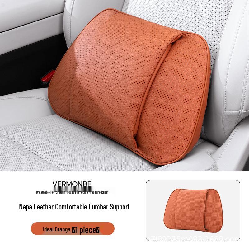 Compatible Headrest and Lumbar Support Cushion for BMW Mini Countryman/One/F54F60 - Neck Protection Pillow