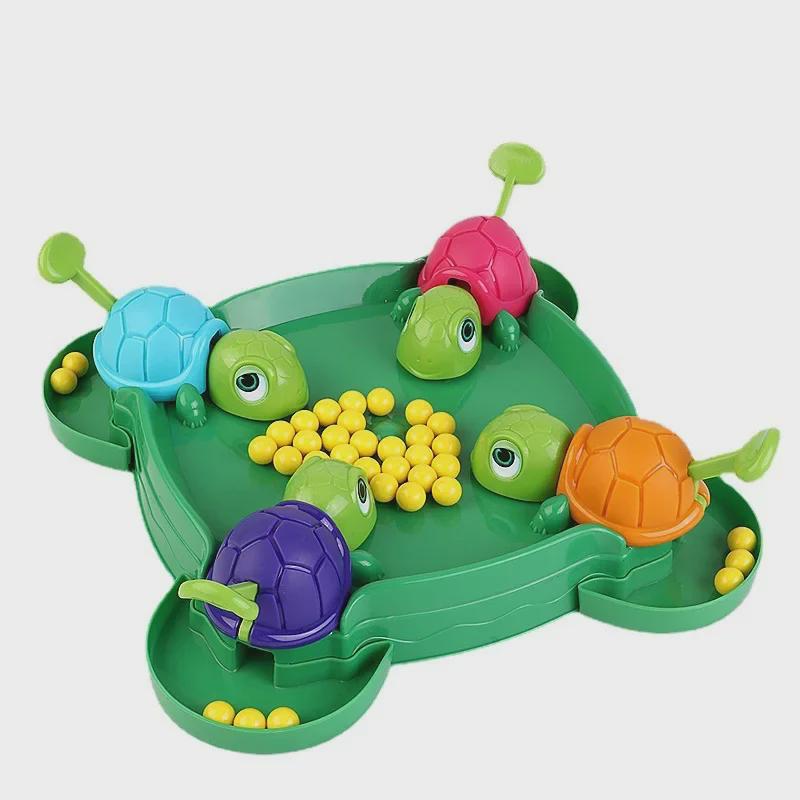 Cross-Border Douyin Turtle Bean-Eating Interactive Toy - Parent-Child Speed Puzzle Game