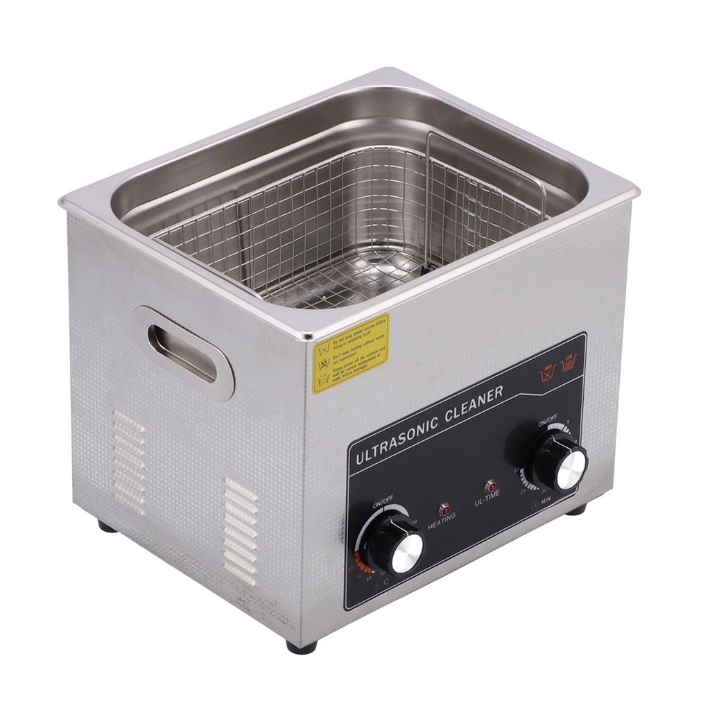 Ultrasonic Cleaner Household Ultra Sonic Tank Stainless Steel Instrument Cleaning Machine A10LEU Plug 220V