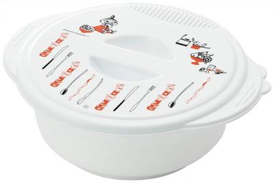 Microwave Cooking Supplies Instant Ramen Maker with Hot Water Drainer Moomin Kitchen Made In Japan UDR1N 1.2L