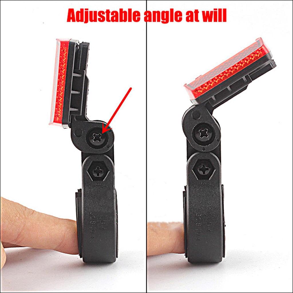 Light Rear Reflector, Safety Bicycle Rear Reflector, Bike Rear Reflector Waterproof Safety Warning Reflector