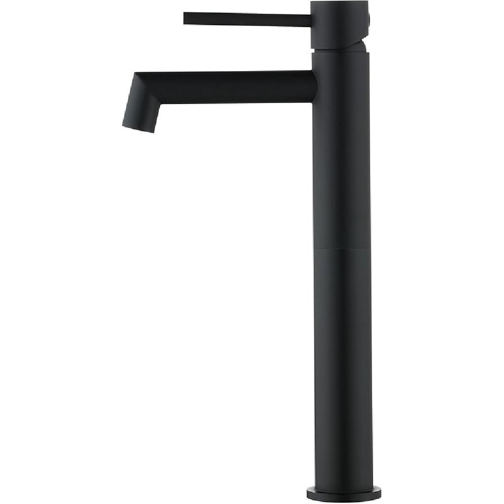 Brushed Gold Bathroom Faucet with Plastic Pop Up Drain, 6.25'' Metal Escutcheon and Supply Lines, Single Handle Stainless Basin Mixer Tap, Modern