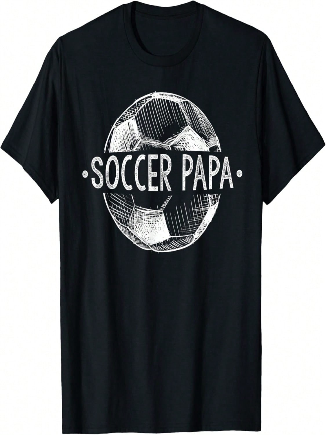 Soccer Papa Family Matching Team Player Gift Sport Lover Dad T-Shirt S