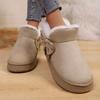 Home Cotton Slippers, Warm and Thick, Couple Style, Simple Autumn and Winter, Indoor Half Bag, and Home Decor