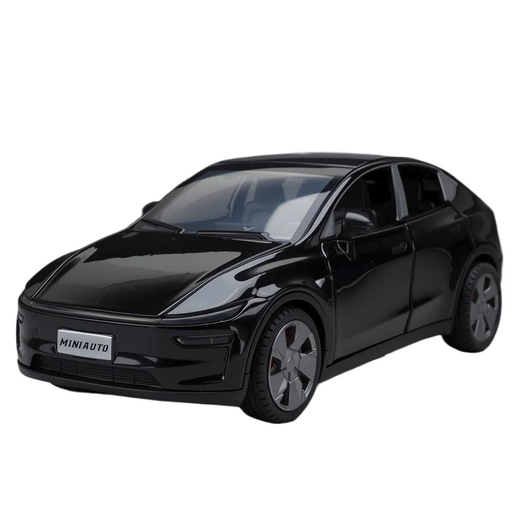 1/32 Tesla Model Y 2026 SUV Alloy Car Model Diecasts Metal New Energy Vehicles Car Model High Simulation Sound and Light Kids Toy Gift