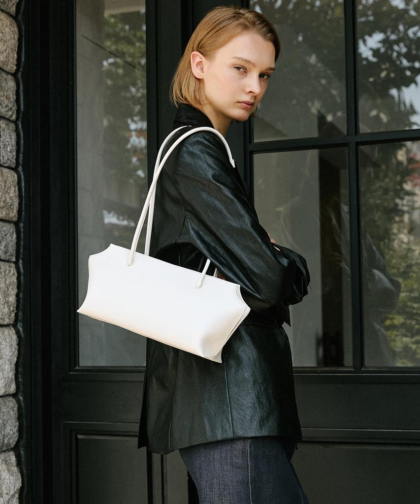 Moremorr Riva Bag _ Ivory Shoulder Bag Tote Bag
