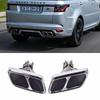 Exhaust Pipe Upgrade for 2014-2022 Range Rover Sport with SVR Quad Square Tailpipes & Matching Body Kit