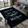  Disney  Alice In Wonderland Cheshire Cat Rug Carpet for Living Room Bedroom Home Decor Kids Decoration for Sofa Doormat