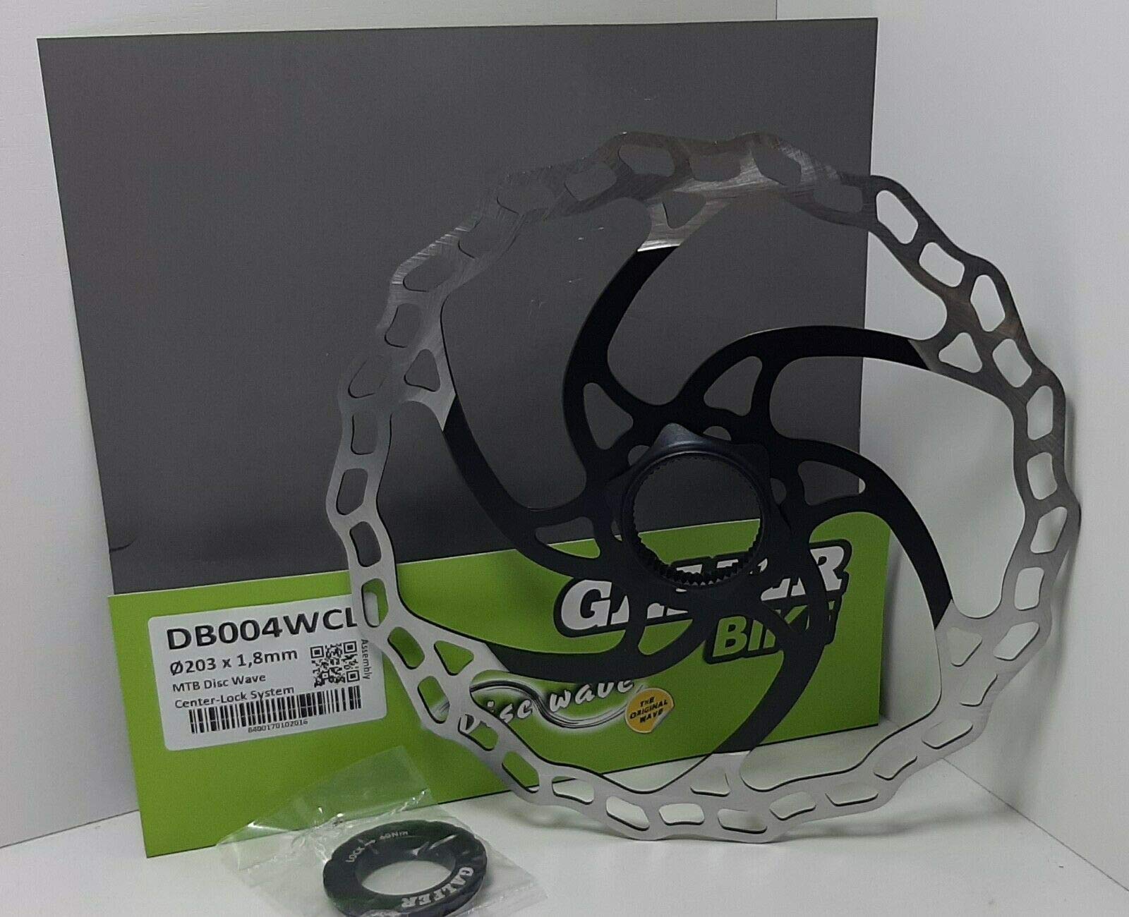 

GALFER BRAKING SYSTEMS Disc Brake Rotor DB004WCL DISC WAVE MTB (Center Lock) 203/1.8mm