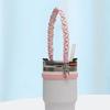 Water bottle strap holder Vistaprint silicone handle tumbler portable coffee mug sling travel outings gym