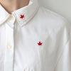 10pcs Red Maple Leaf Mini Embroidered Patches | Set for DIY Decor | On Jackets, Clothing, Backpacks, Hats, and Shoes