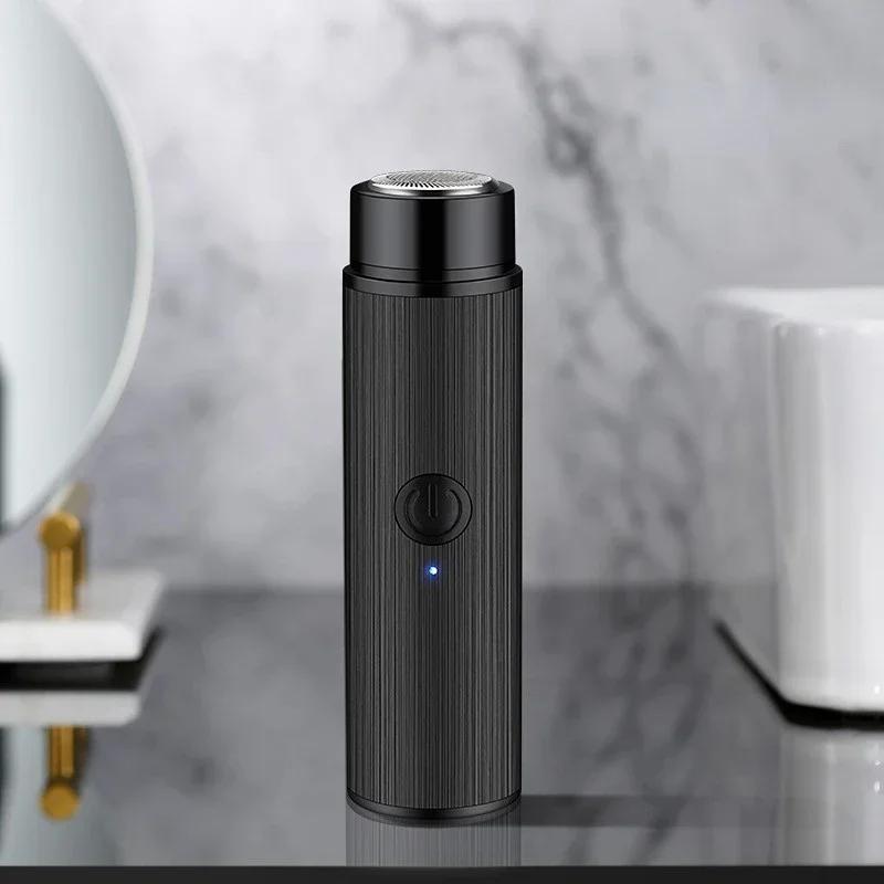 

Мини-электробритва для мужчин, портативная, автомобильная, дорожная, перезаряжаемая, бритва для профессионального удаления волос, ухода за лицом и телом