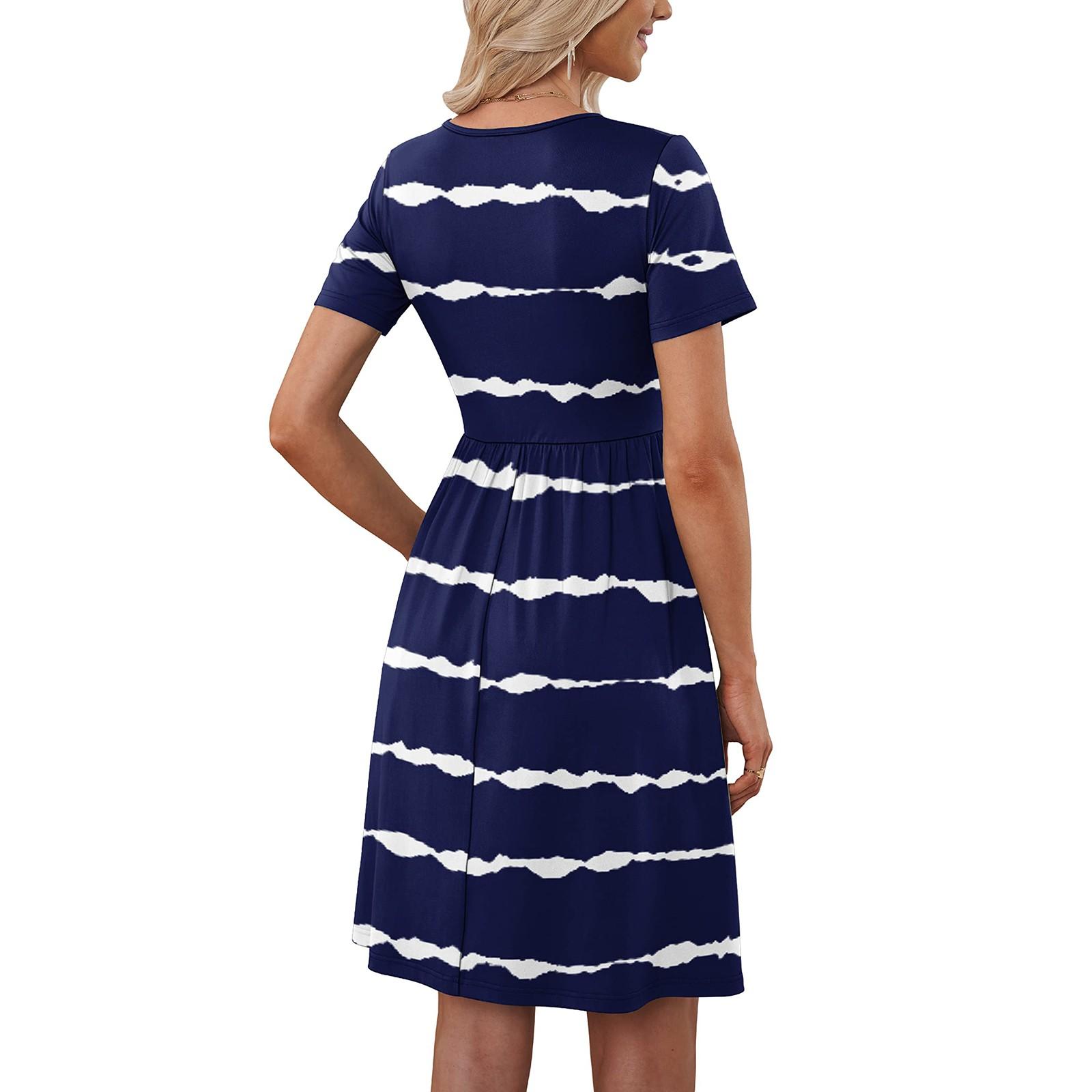 Женское повседневное летнее платье — фото 7