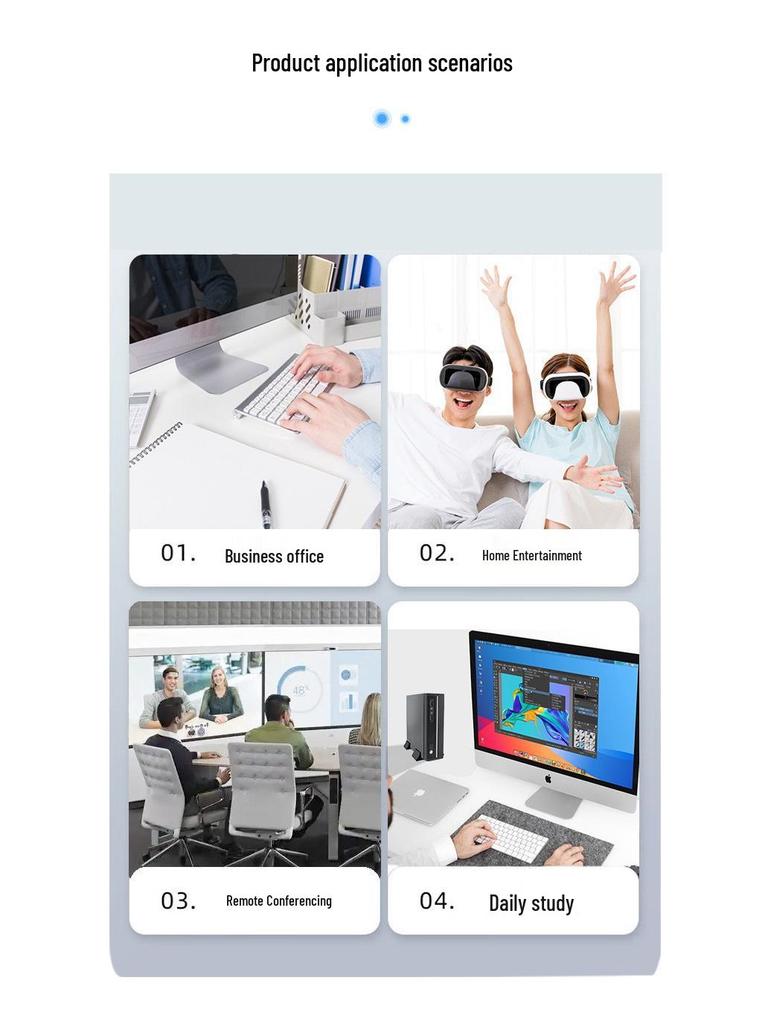 Portable Mini Desktop Office Computer