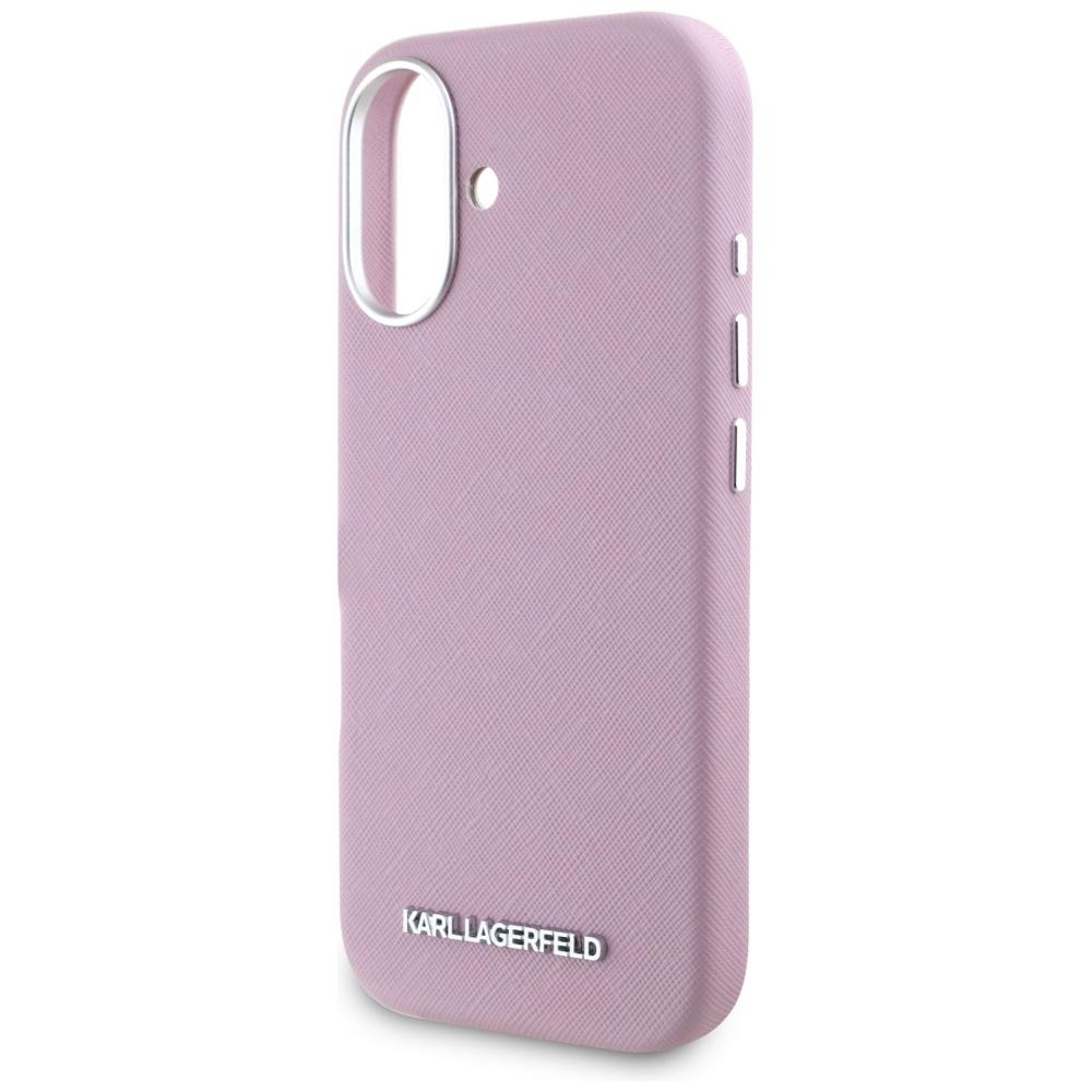 Etui do iPhone 16 Karl Lagerfeld MagSafe Różowy