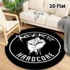 Angerfist Round Area Rug Carpet Rug For Living Room Bedroom Sofa Playroom Decor Nonslip Floor Mat