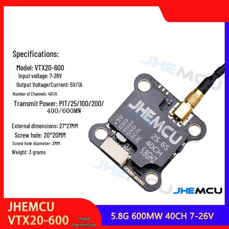 JHEMCU VTX20-600 FPV Video Transmitter