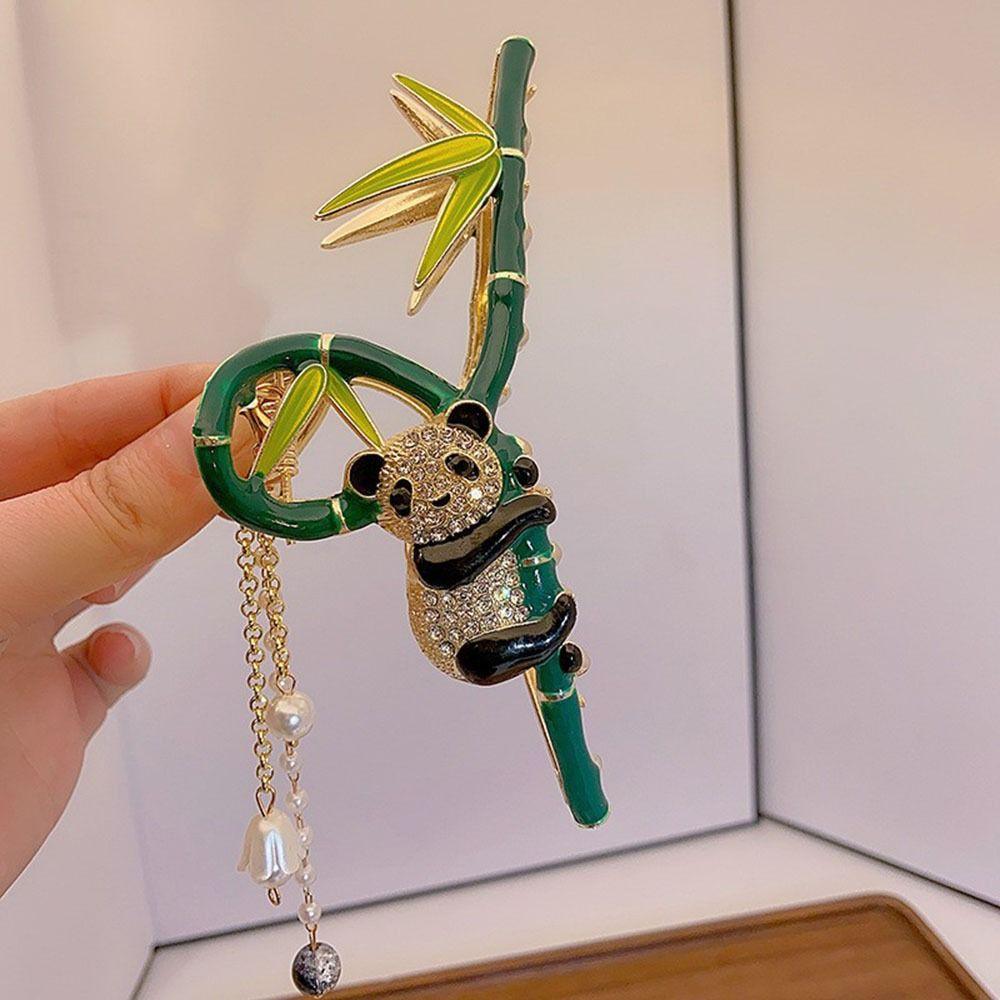 

Металлические головные уборы в Корейском стиле для женщин, заколки в виде панды и акулы, аксессуары для волос, заколка для волос, зажим для волос, коготь