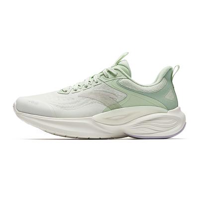 Lingyun Comfortable Versatile Trendy Non-Slip Breathable Low-Top Casual Running Shoes Women Sneaker White Green 922525502-3