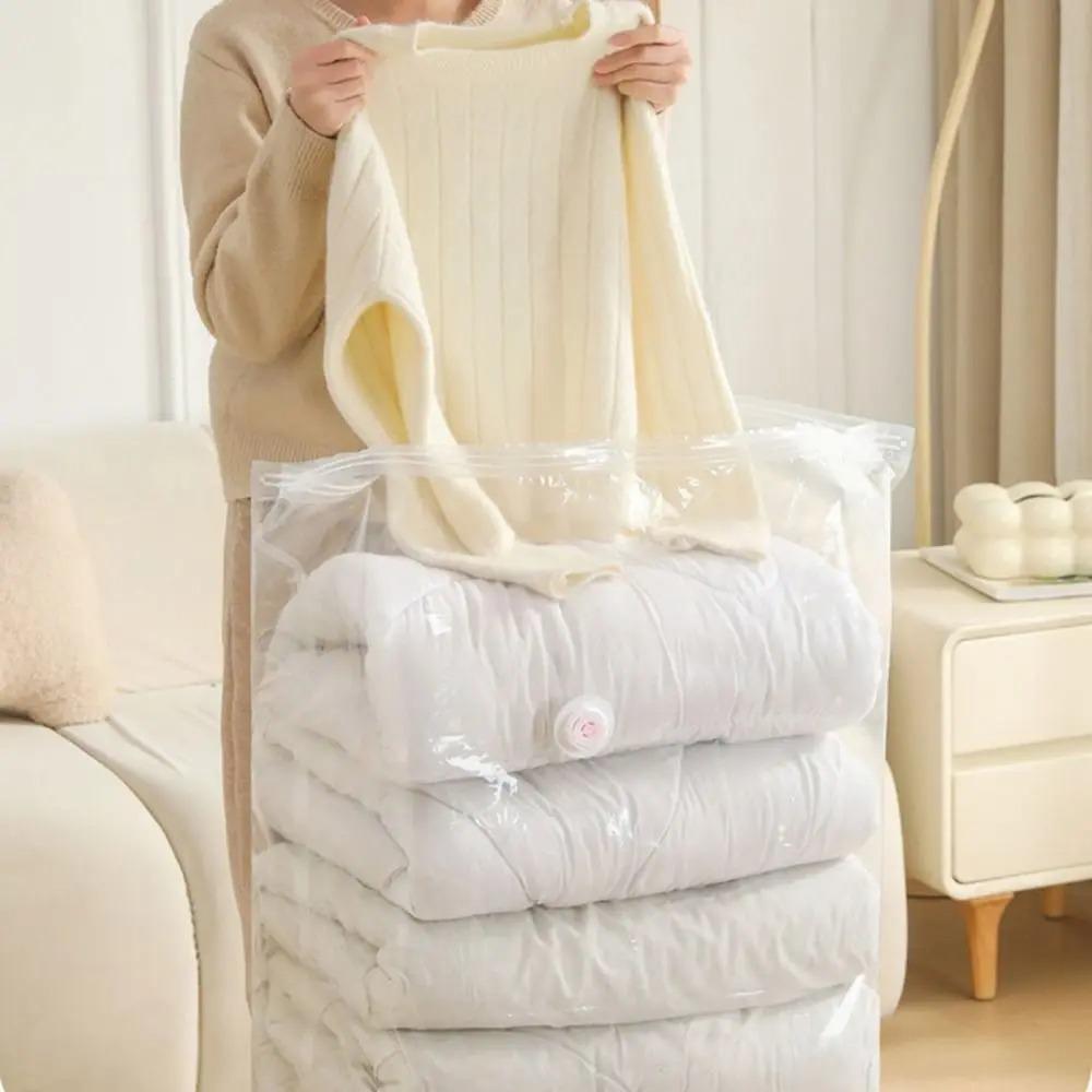 Clothes Organizer Vacuum Compression Bag Reusable Vacuum Seal Storage Bag  for Suits/Dress/Jacket