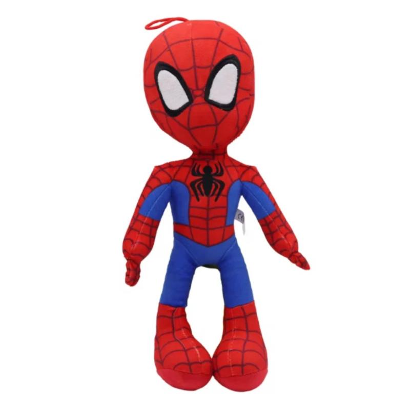 STOCK 27cm Man Spidermaned Plush Toys Movie Dolls MarvelAvengers Soft Stuffed Hero Captain America Iron Christmas Gifts