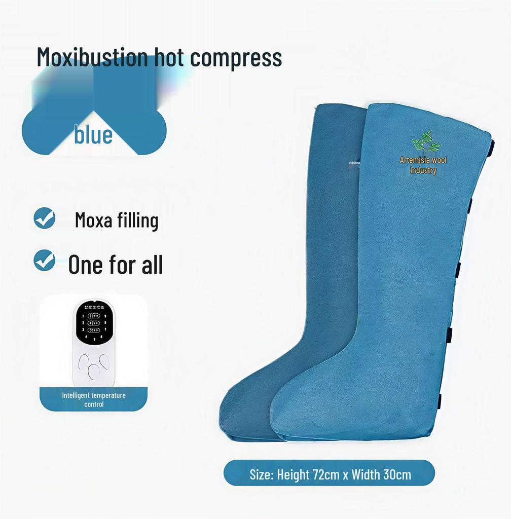 Moxibustion Electric Heating Wool Boots for Knee and Foot Physiotherapy