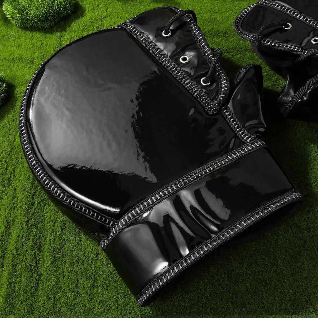 POPETPOP Motorcycle Handle Cover Gloves for Winter Cold Reflective Heater Made of PU Leather Synthetic Fiber Left and Right For Electric Easy 1 Pair