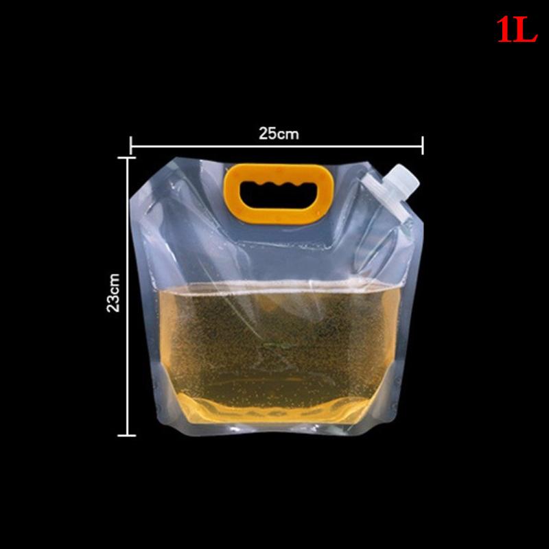 

1 шт. 1/1,5/2,5/5/10 л многоразовые прозрачные пакеты для питья, фляжки для напитков, сумка для ликера 1L