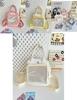 Trendy Japanese Style Sweet Girl Transparent Handbag For Daily Casual Use In Black White Blue Pink Yellow