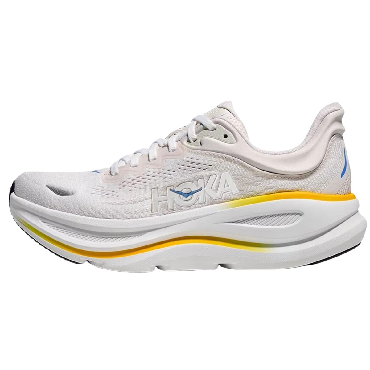 

HOKA ONE ONE Bondi 9 Abrasion Resistant Low top Running Shoes Women s White Sneakers 1162012-WGRT 39 білий